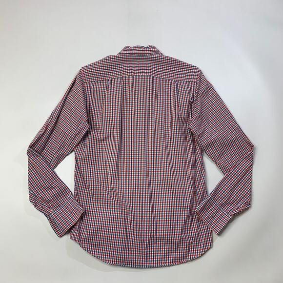 J Crew Shirt Mens S Small Slim Fit Gingham Cotton Long Sleeve Button Down Collar - Picture 7 of 9